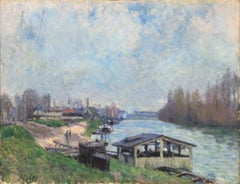 « Le lavoir de Billancourt » d'Alfred Sisley