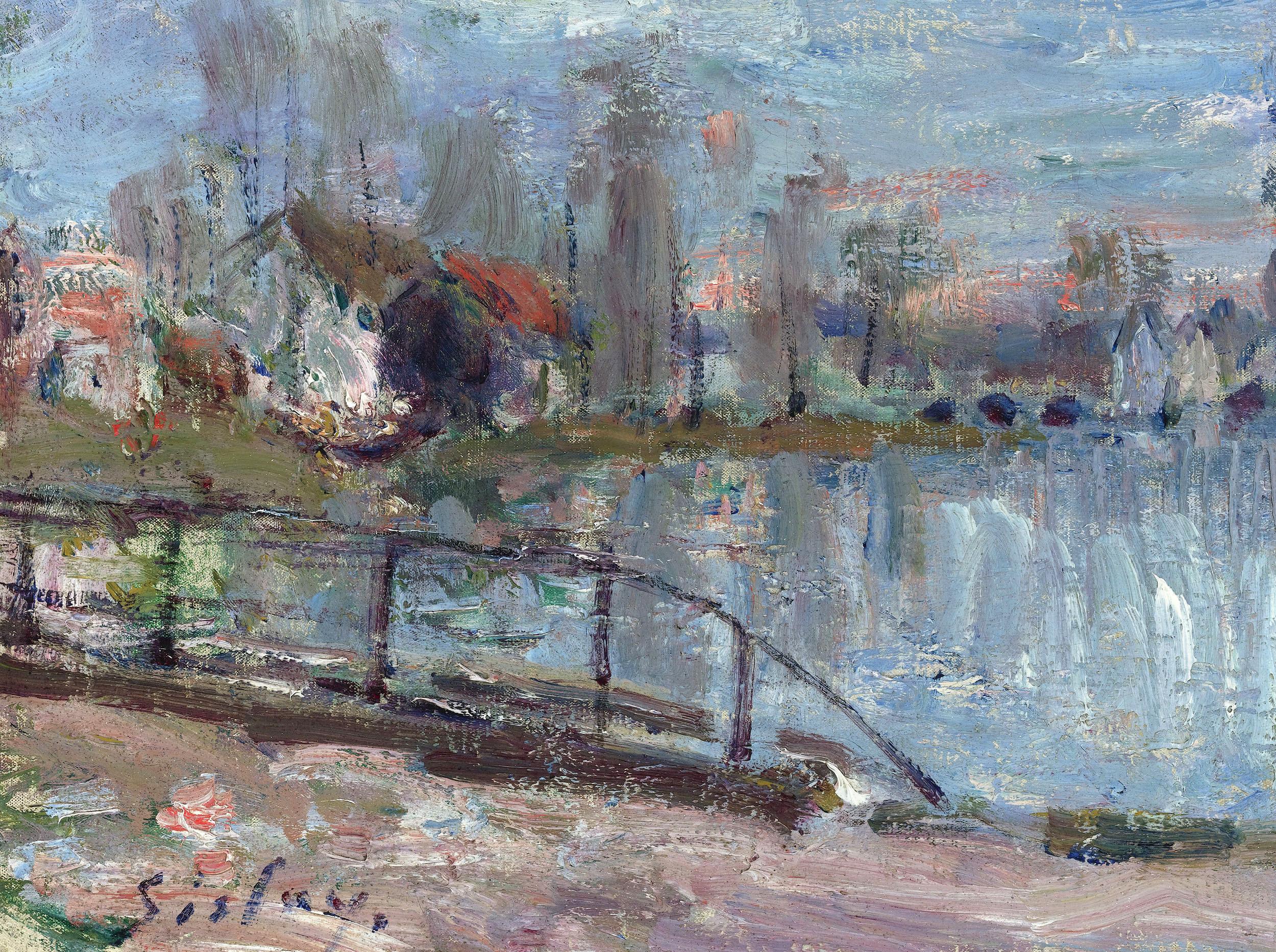 Loing Et Le Pont De Moret di Alfred Sisley 2
