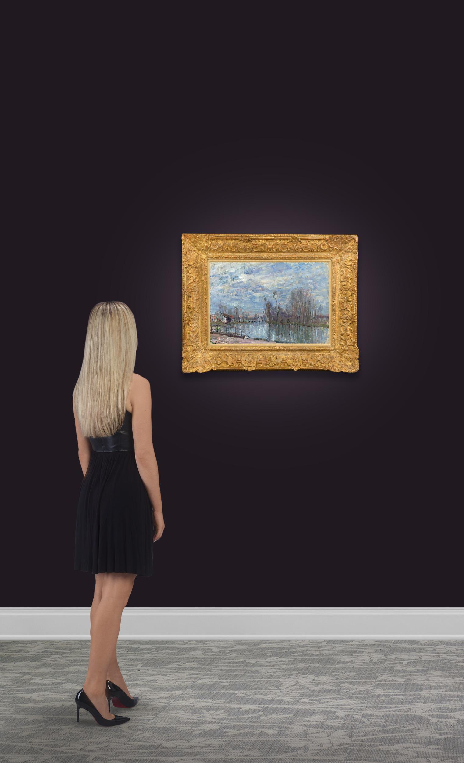 Loing Et Le Pont De Moret di Alfred Sisley 5
