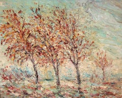 Escuela francesa (XX) - Paisaje impresionista - (after Sisley)