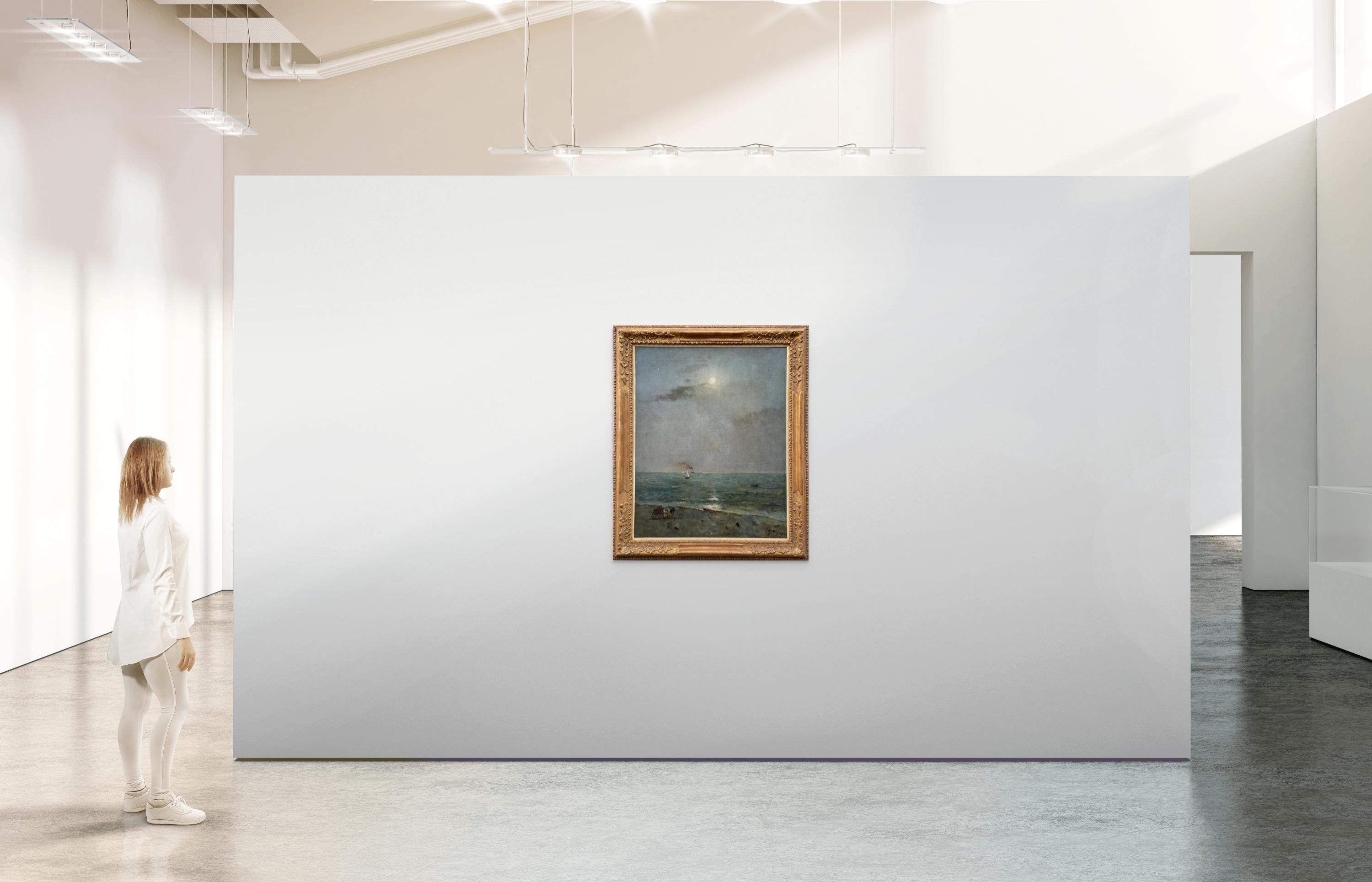 Clair de lune sur la mer