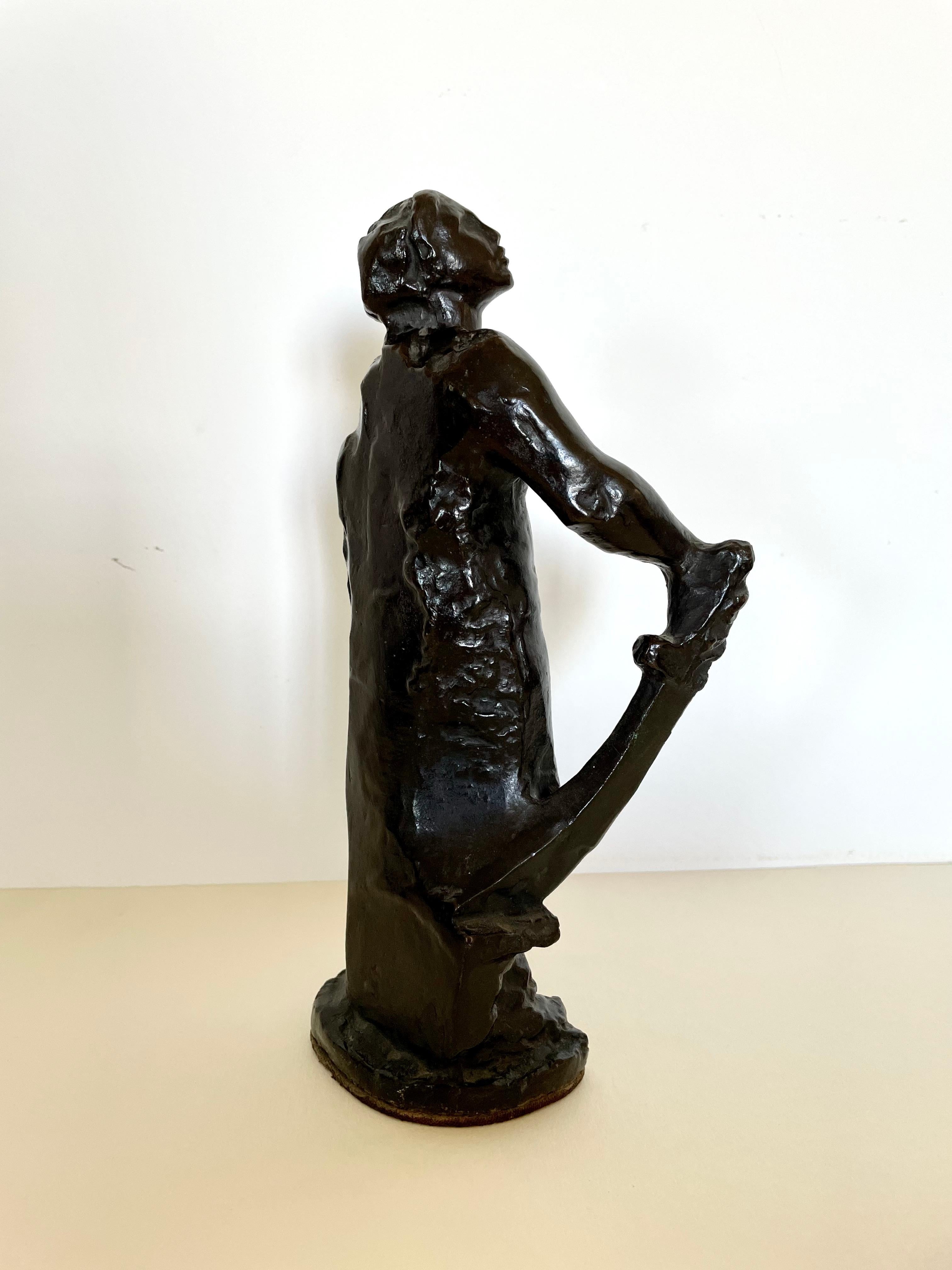 Alfred Stevens - 19th Century British Bronze Figure of Judith For Sale 1