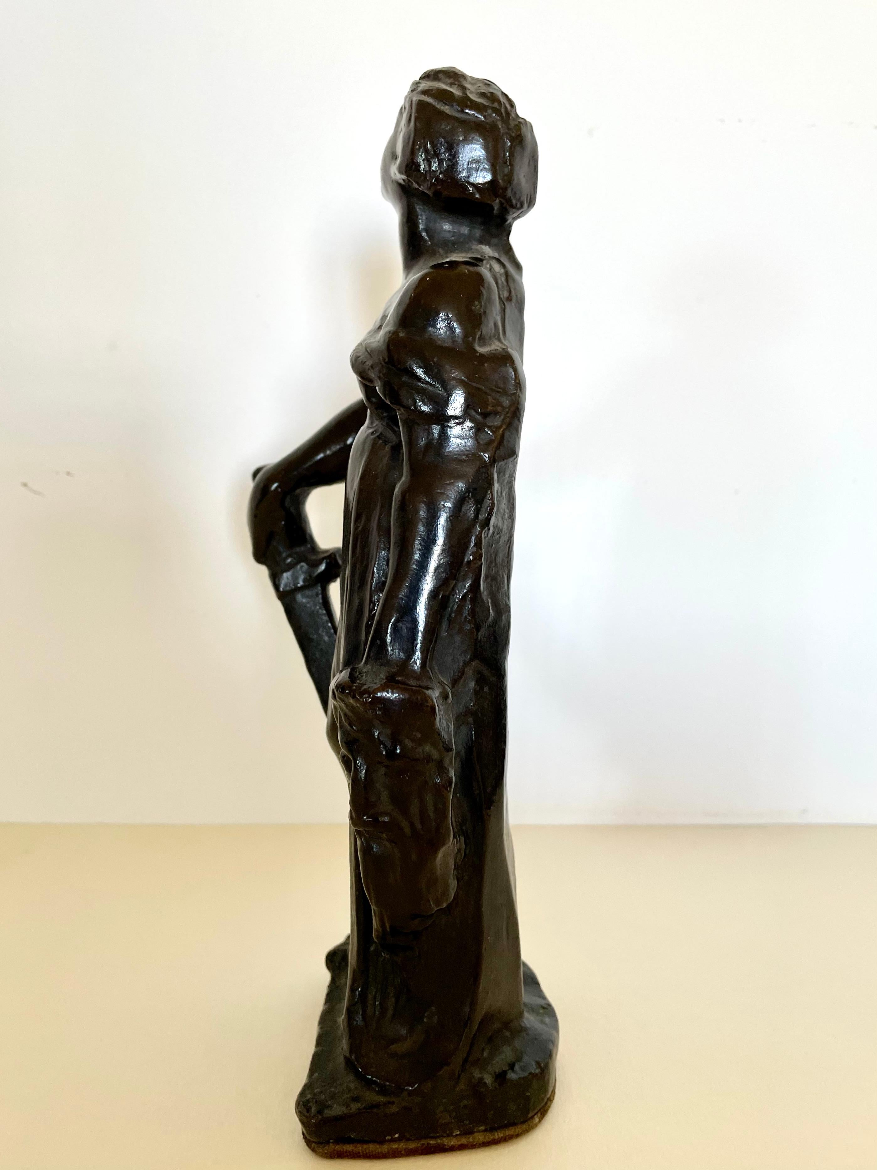 Alfred Stevens - 19th Century British Bronze Figure of Judith For Sale 2