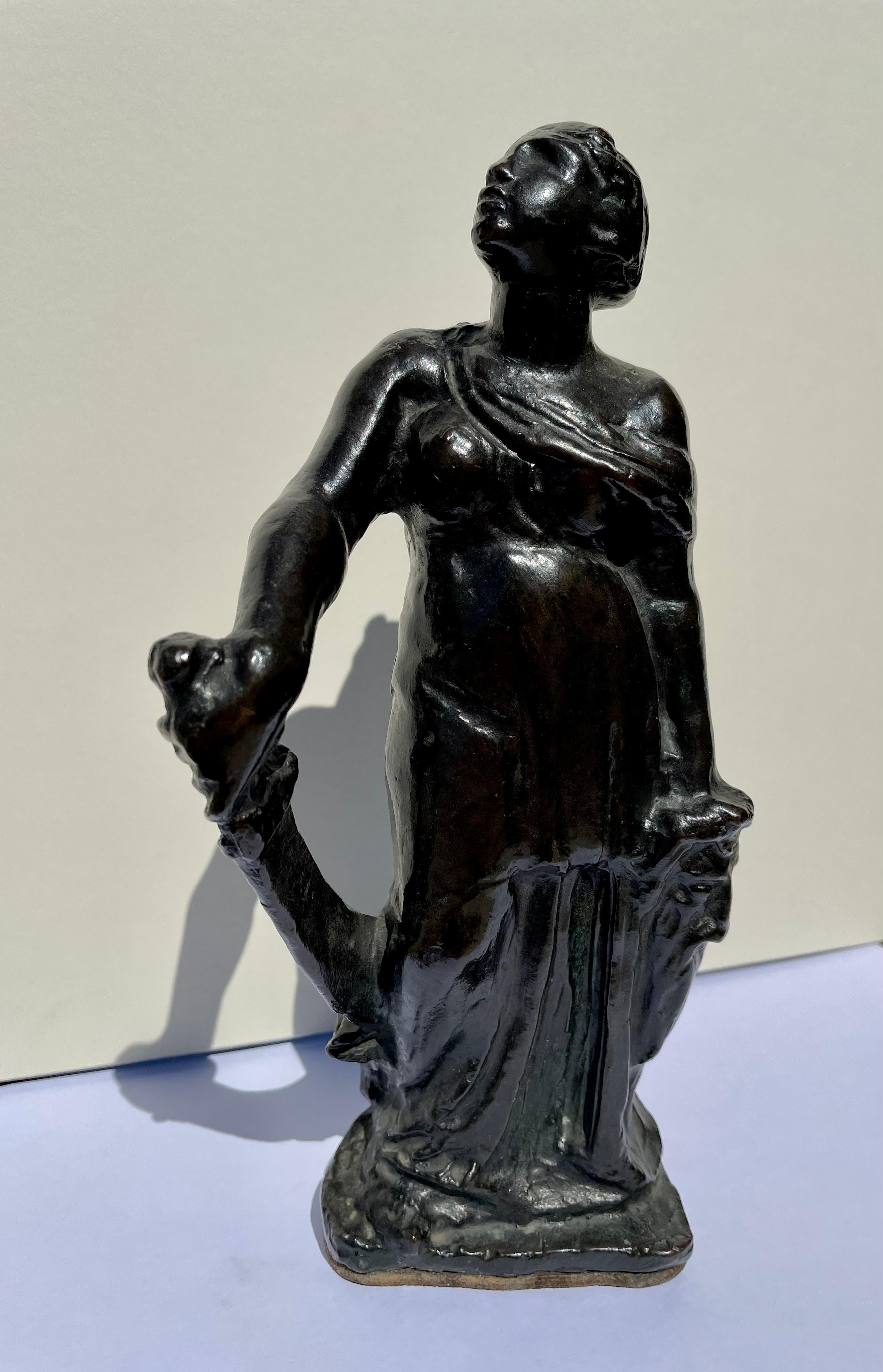Alfred Stevens - 19th Century British Bronze Figure of Judith For Sale 3