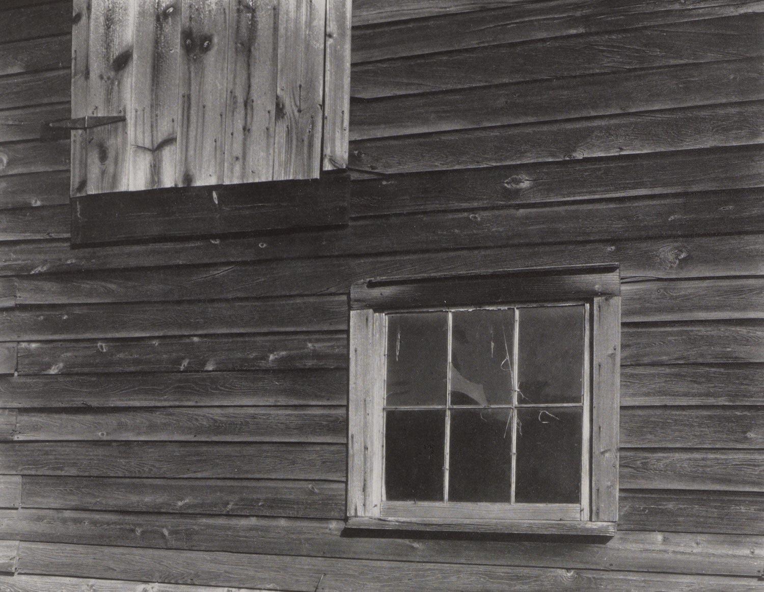 Alfred Stieglitz, Grange, lac George, 1947 (d
après)