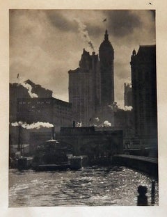 Alfred Stieglitz Photogravure "City of Ambition, " 1910, New York Image