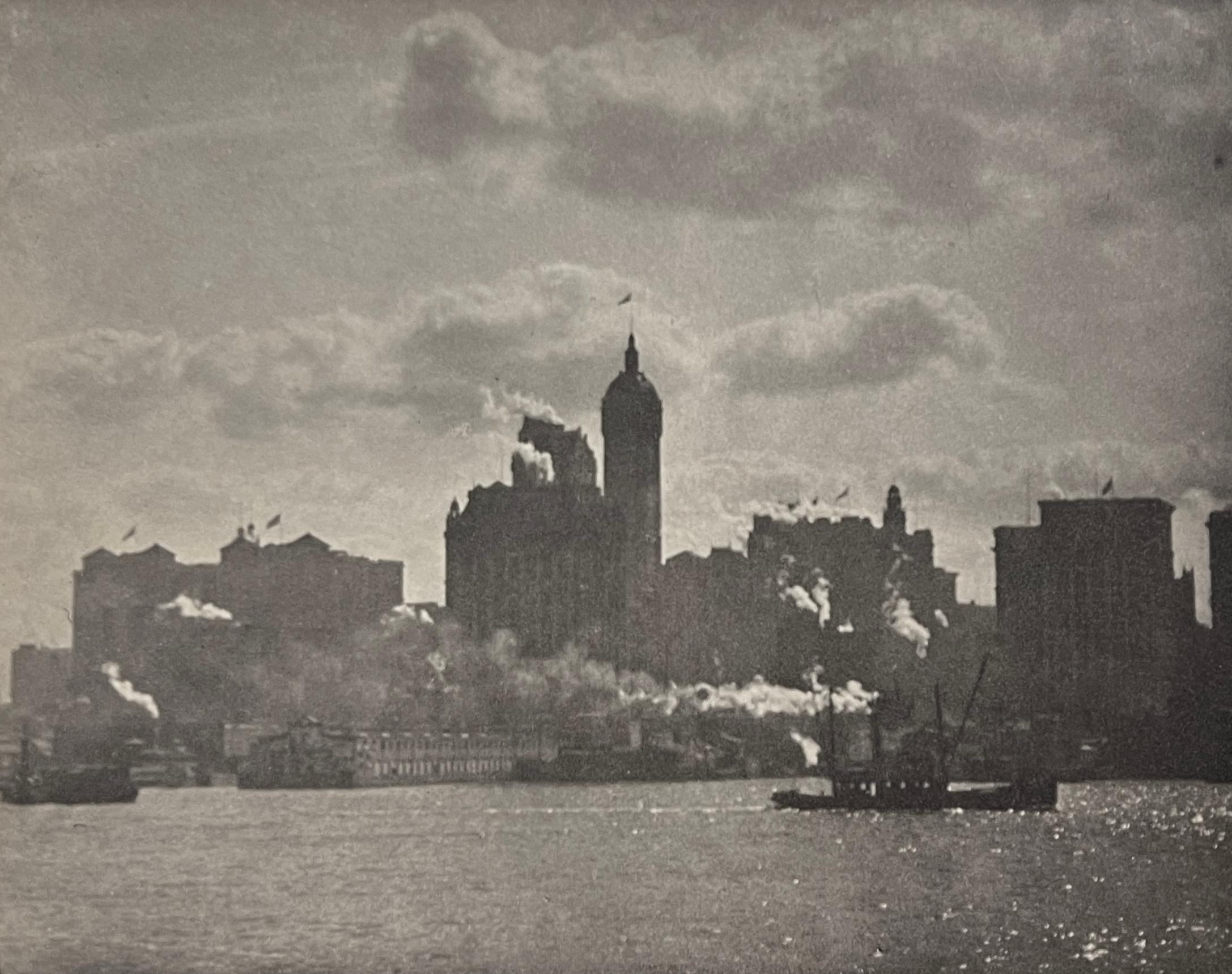 Alfred Stieglitz Landscape Photograph - Lower Manhattan, 1910, Camera Work 36
