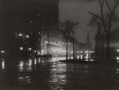 Vintage Stieglitz, Night, New York, Alfred Stieglitz Memorial Portfolio (after)