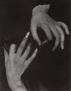 Vintage Stieglitz, O'Keeffe Hands w/Thimble, Alfred Stieglitz Memorial Portfolio (after)