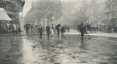 Antique Wet Day on the Boulevard (Paris), Picturesque Bits of New York and Other Studies