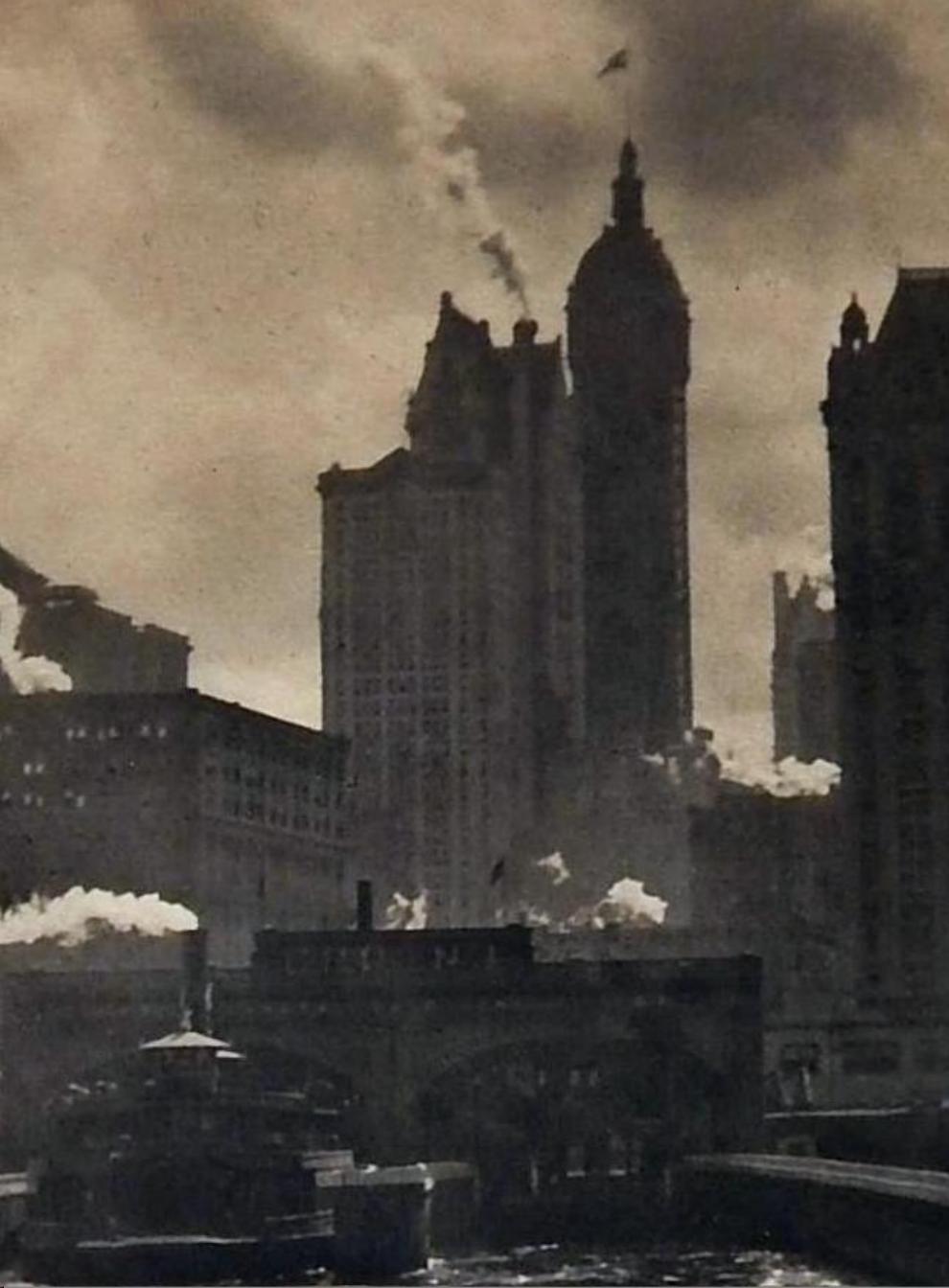 Alfred Stieglitz Fotogravur „Stadt der Ambition“, 1910, New York, Bild (Papier) im Angebot