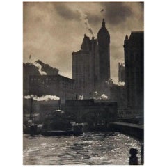 Alfred Stieglitz Photogravure "City of Ambition," 1910, New York Image