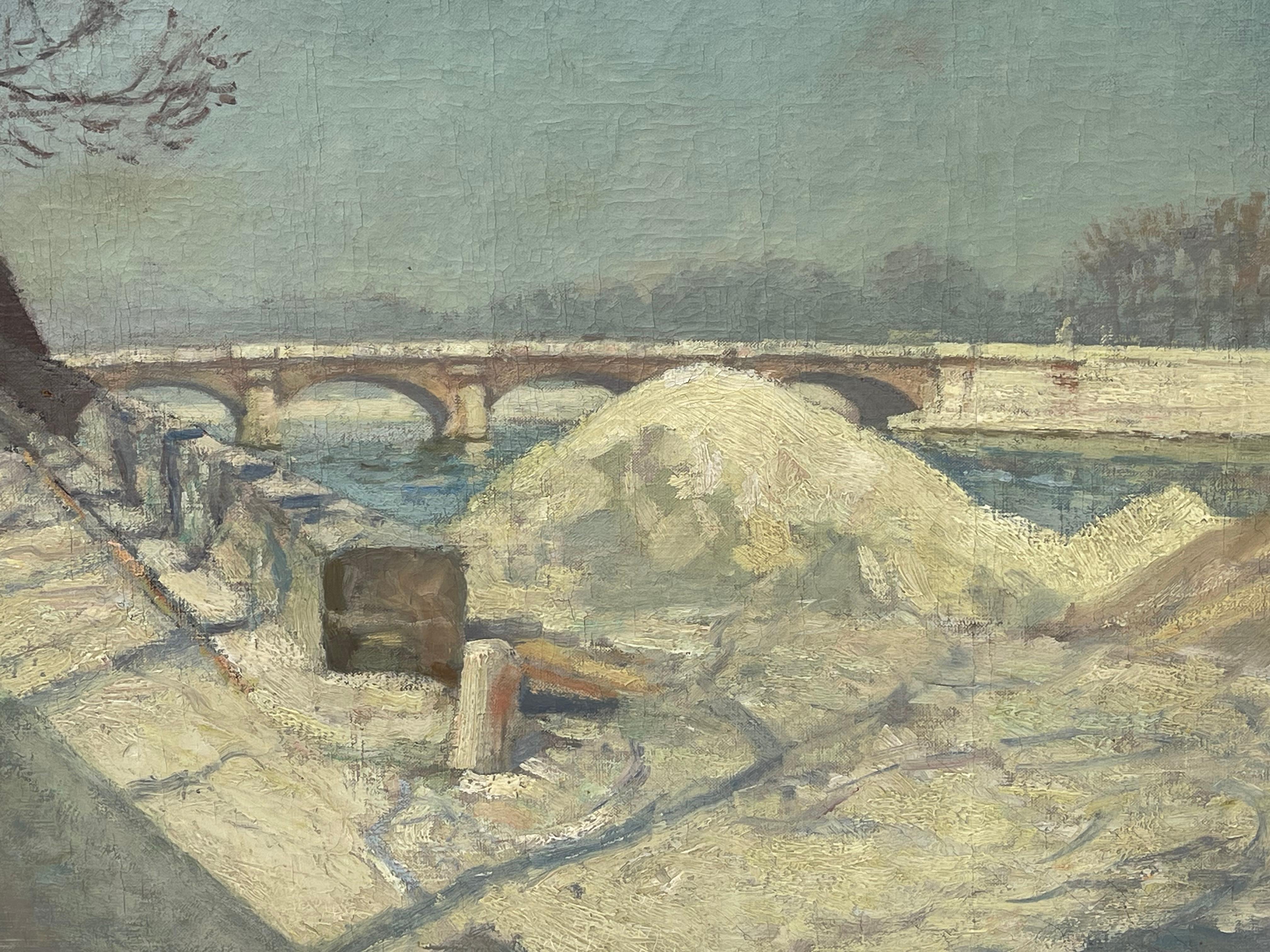 19th Century Alfred SWIEYKOWSKI — The Seine At The Pont Of The Concorde For Sale