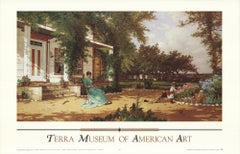 1990 After Alfred T. Bricher 'In My Neighbor's Garden' Offset Lithograph