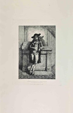 Coquelin Societaire de la Comedie Francaise - Radierung von Alfred Taiée - 1860er Jahre