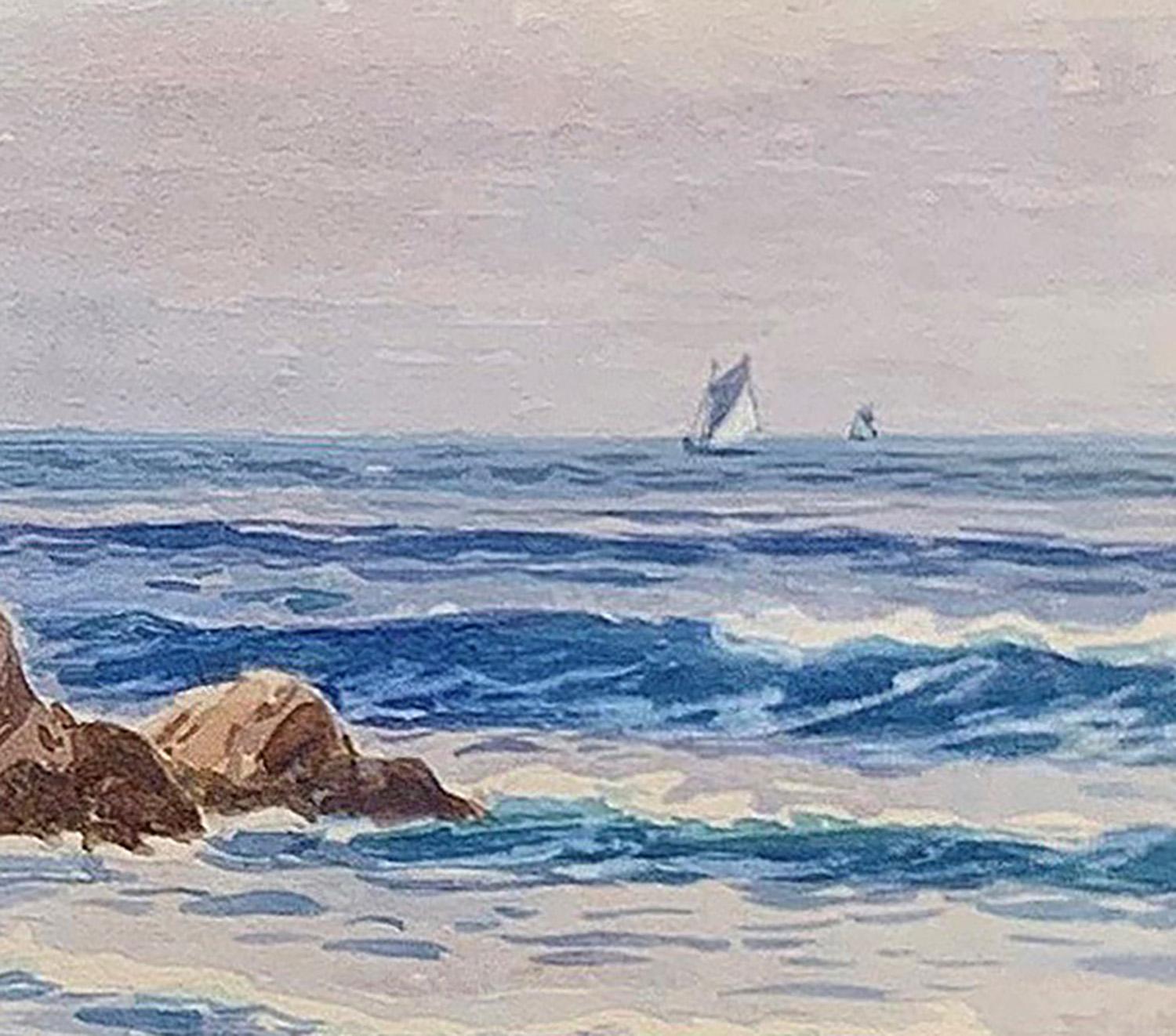 Costa dell'isola di Grand Manan di Alfred Thompson Bricher (americano: 1837-1908) 2