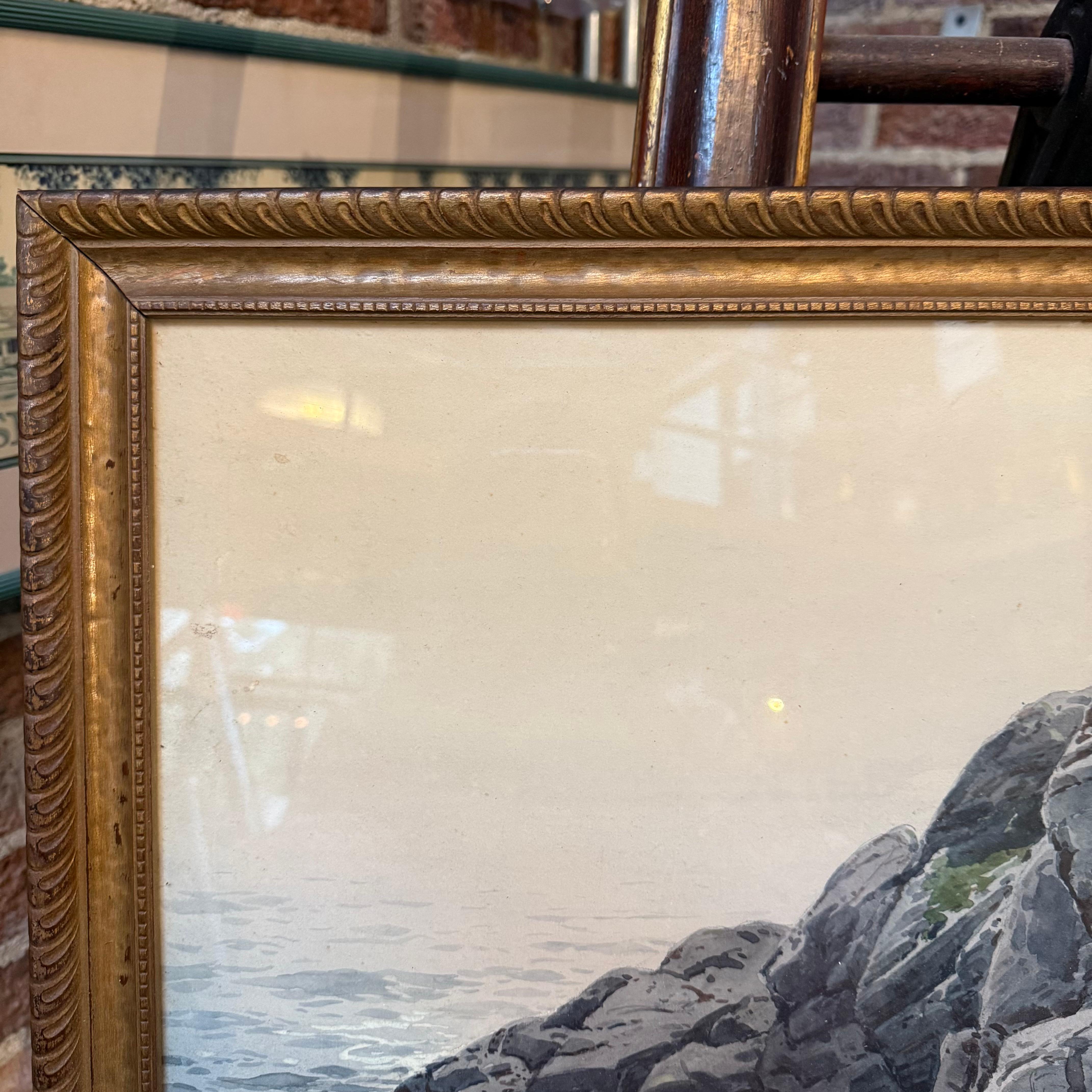 “Lake George” by Alfred Thompson Bricher (1837–1908) – Signed. Dated 1867 For Sale 2