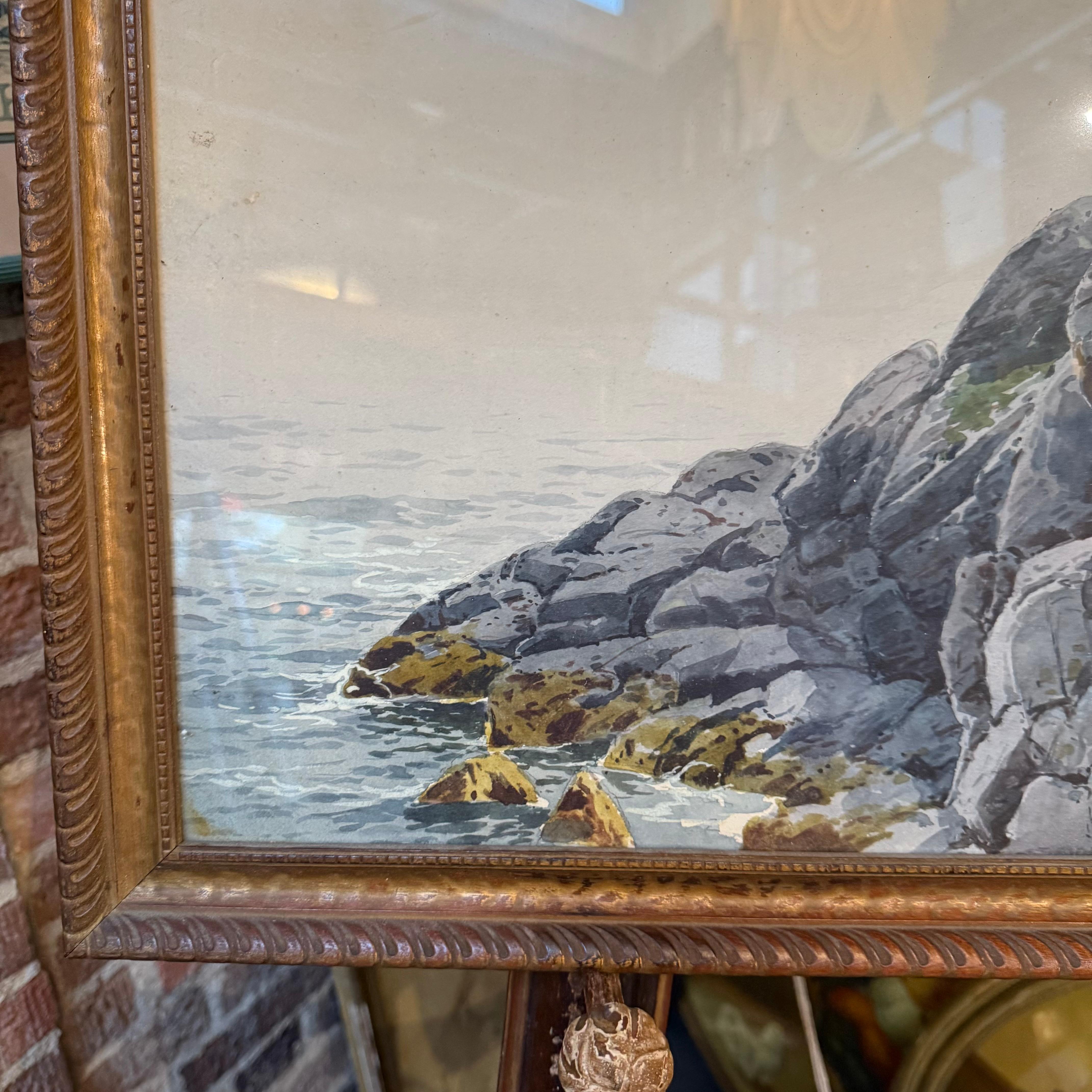 “Lake George” by Alfred Thompson Bricher (1837–1908) – Signed. Dated 1867 For Sale 3