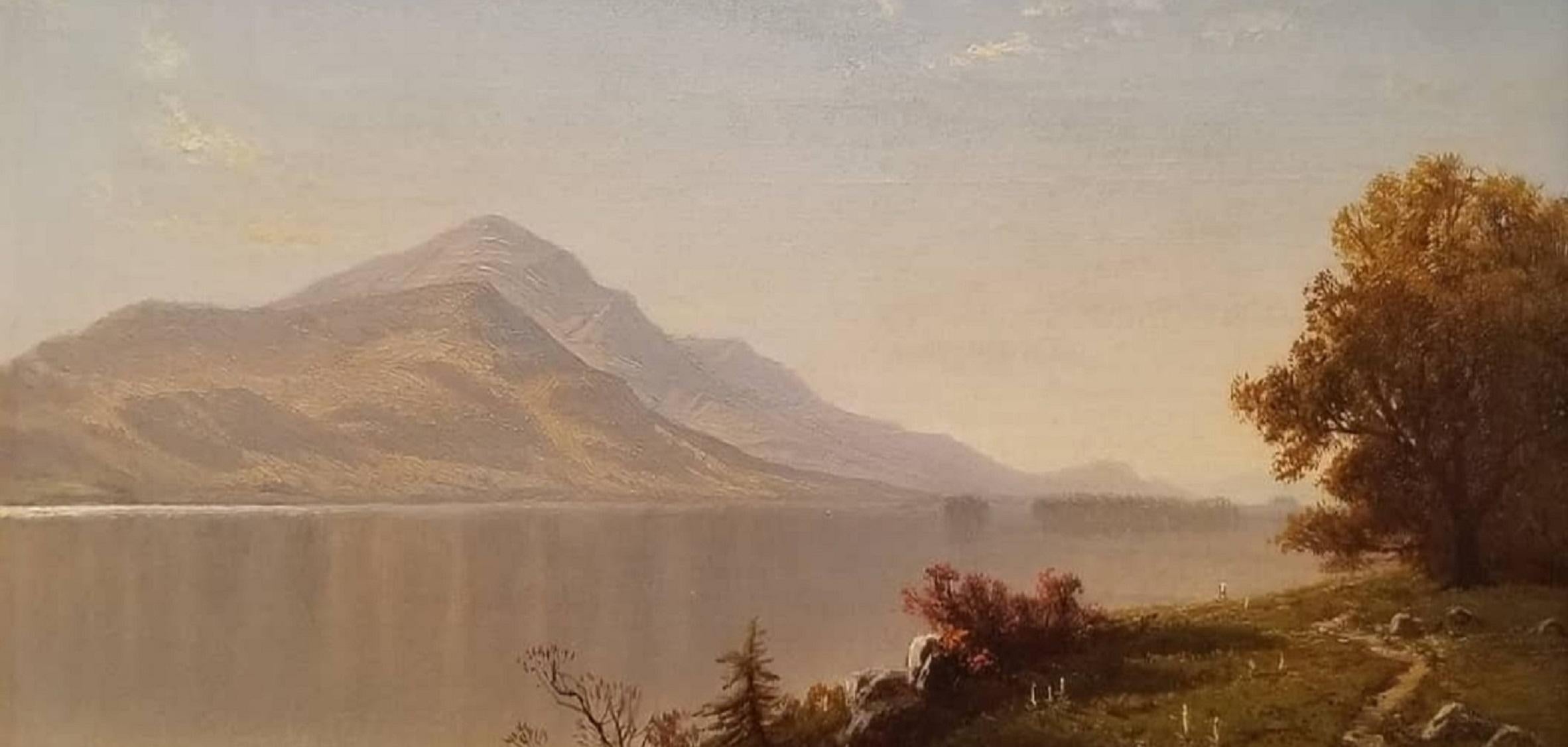 Lake George New York - Painting by Alfred Thompson Bricher