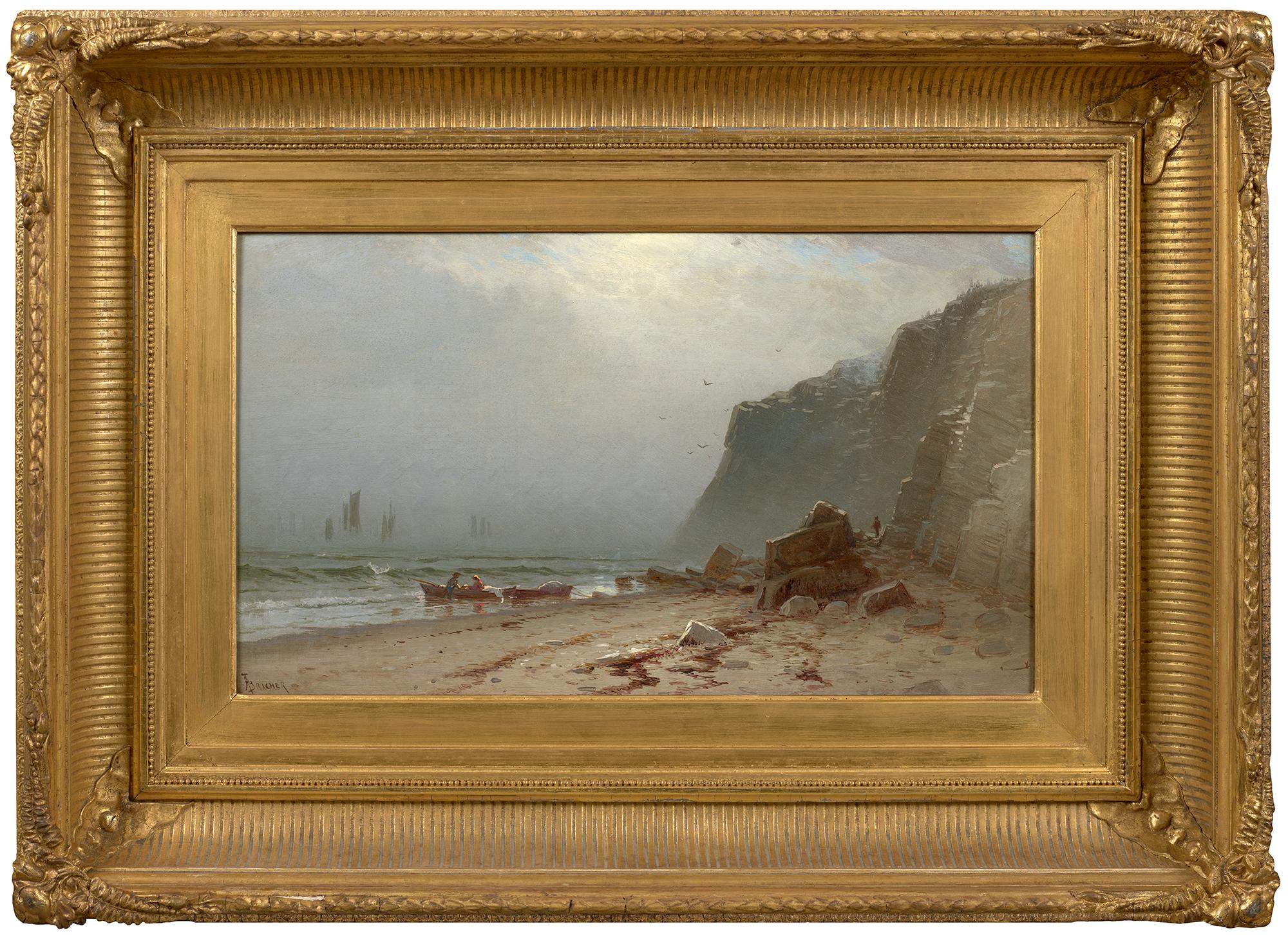 Niebla que se levanta, Grand Manan - Painting de Alfred Thompson Bricher
