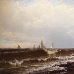 "Noon at Point Judith"  Rhode Island 1877