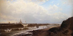 "Noon at Point Judith"  Rhode Island 1877
