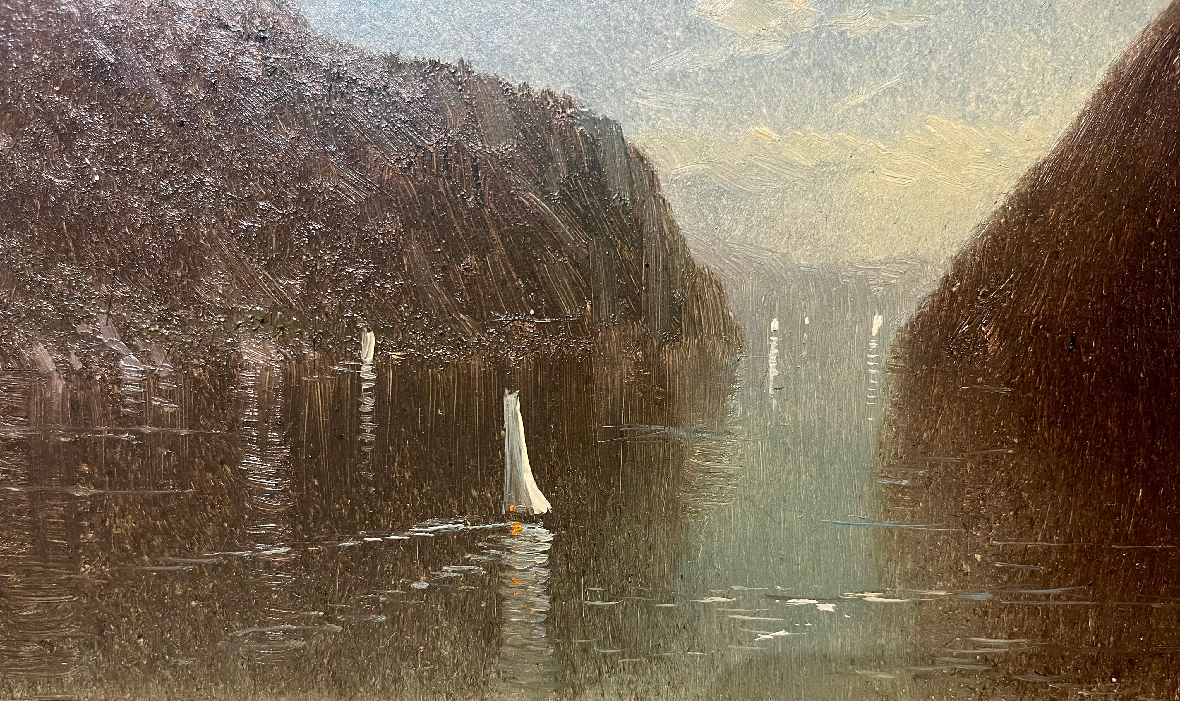 Alfred Thompson Bricher, artista estadounidense célebre por sus exquisitas pinturas marinas y paisajísticas, creó 