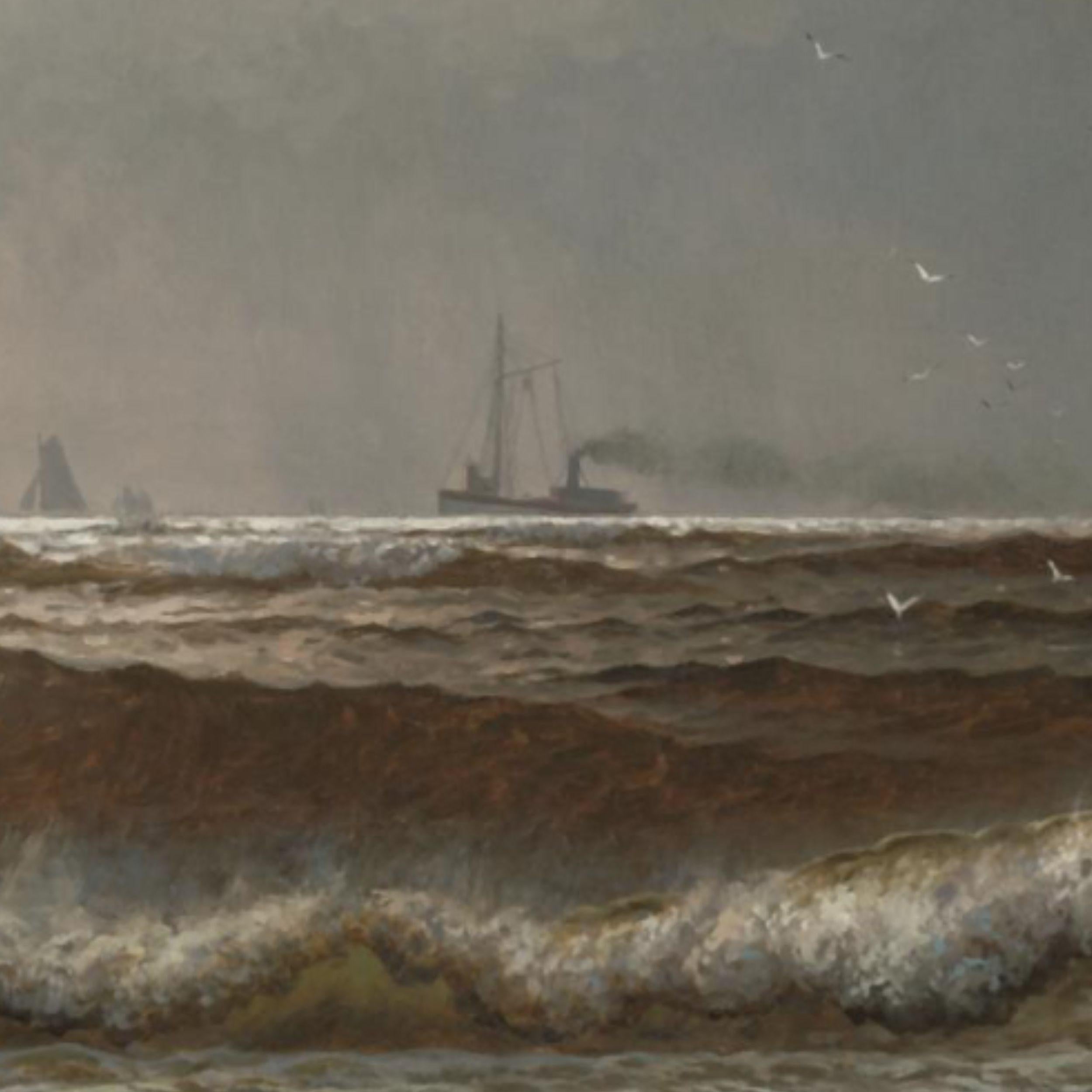 Alfred Thompson Bricher (1837-1908)
Rolling Waves
signed with conjoined initials 'ATBricher:' (lower right)
oil on canvas
20 1/8 x 38 1/8 in. (51.1 x 96.8 cm.)

Alfred Thompson Bricher

Provenance
Sale, Christie's, New York, October 7, 1997, lot 94.
