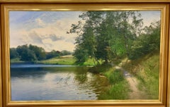 Swedish Summer Day by the Canal in July