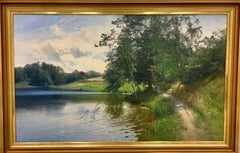 Swedish Summer Day by the Canal in July