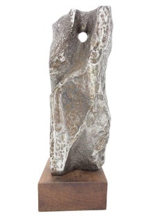 Grand Kabuki Stainless Steel  Abstract Brutalist Sculpture