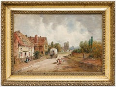Alfred Henry Vickers (1853-1919) - Framed Oil, The Village of Keston