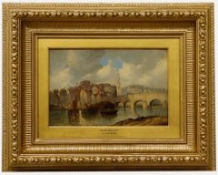 Attrib. Alfred H. Vickers (1834-1919) - Oil, On The River Aire