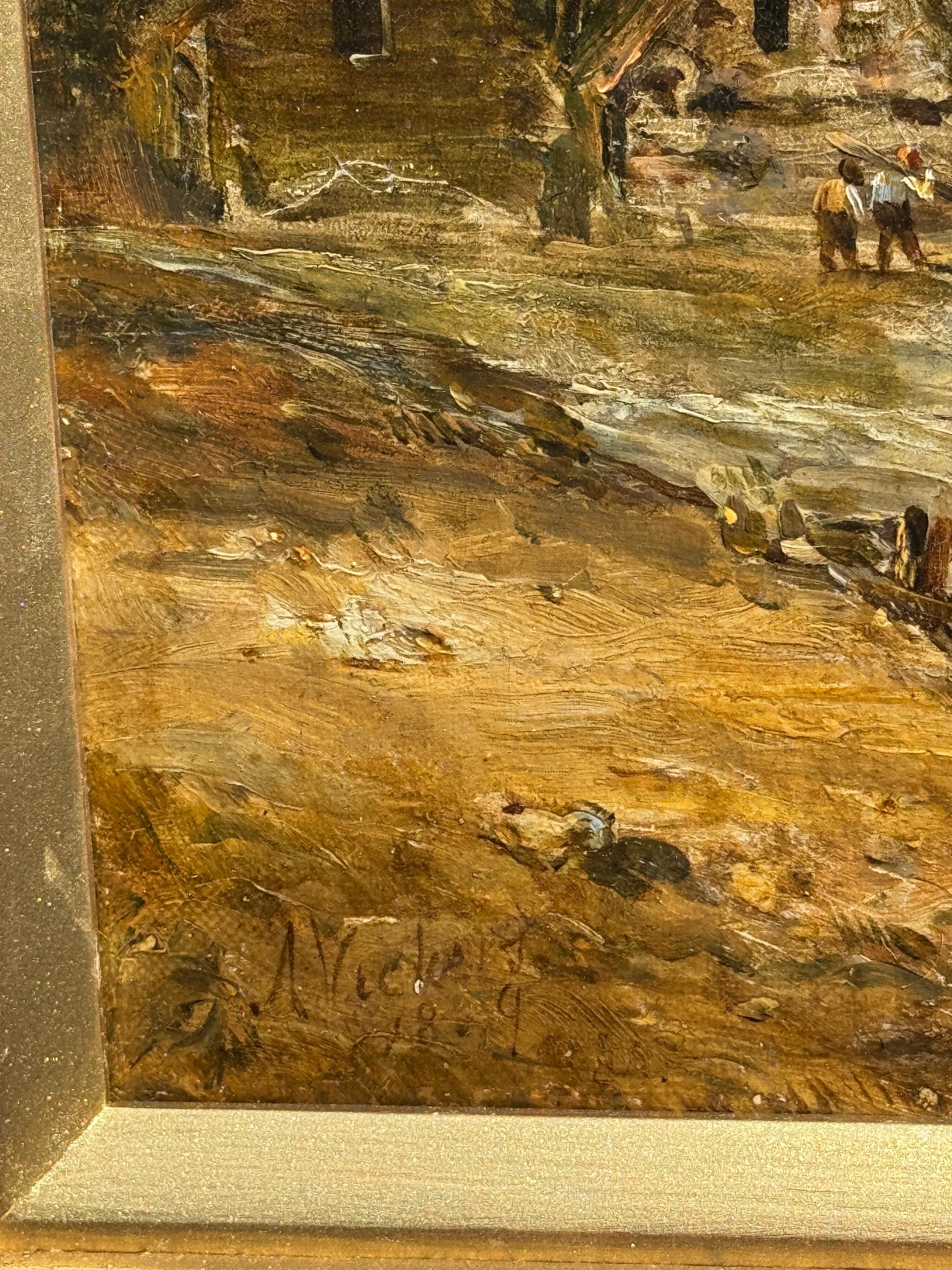 Escena marítima costera inglesa del siglo XIX con buques de guerra, barcos de pesca y yates en venta 4