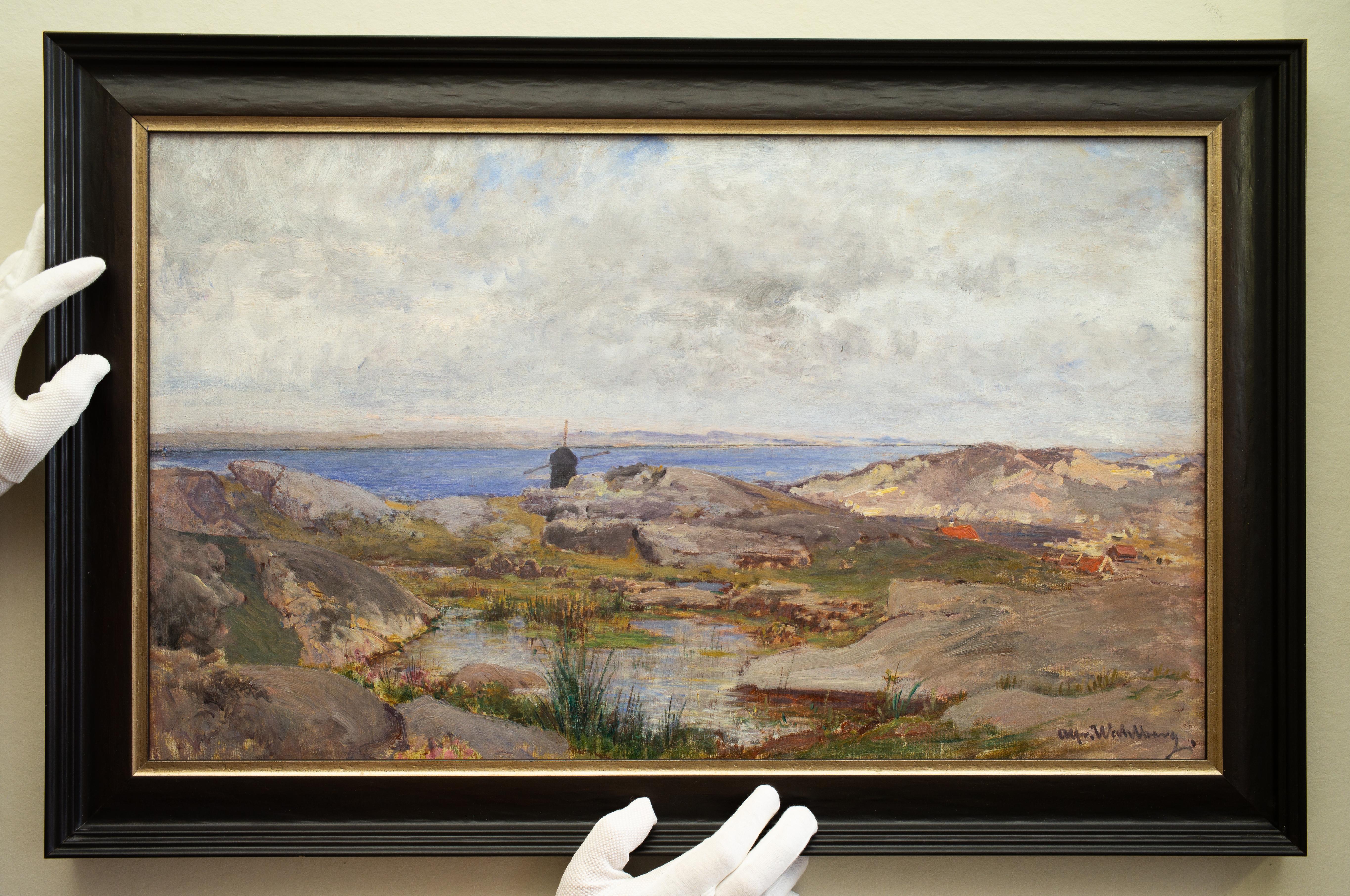Day d'été de la côte ouest de la Suède par l'impressionniste suédois Alfred Wahlberg en vente 2