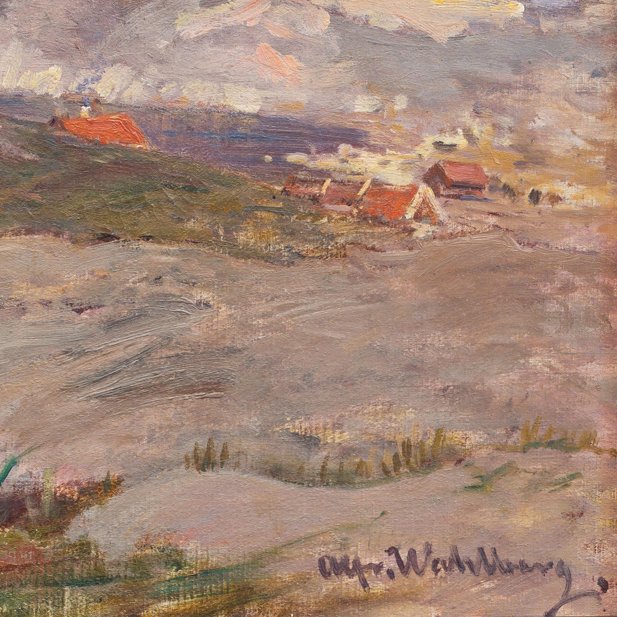 Day d'été de la côte ouest de la Suède par l'impressionniste suédois Alfred Wahlberg en vente 6