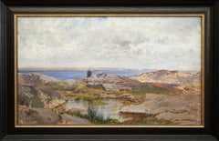 Summer Day on the West Coast of Sweden by Swedish Impressionist Alfred Wahlberg