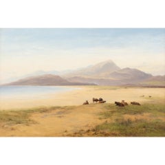 Alfred Walter Williams, Barmouth Sands, North Wales, Oil Painting