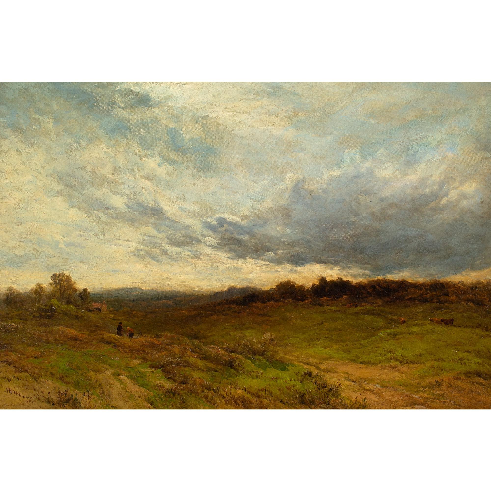 Alfred Walter Williams, Near Widecombe, Dartmoor, Devon, peinture à l'huile 1