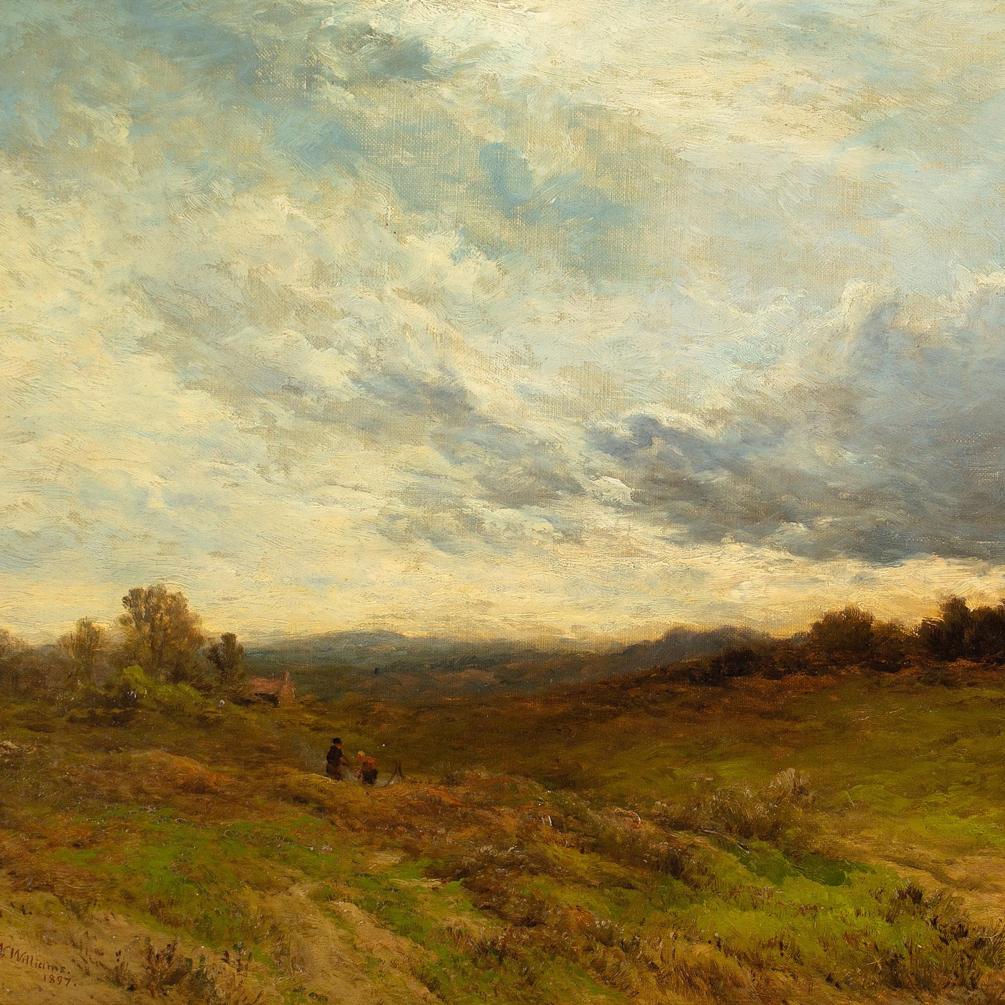 Alfred Walter Williams, Near Widecombe, Dartmoor, Devon, peinture à l'huile 2