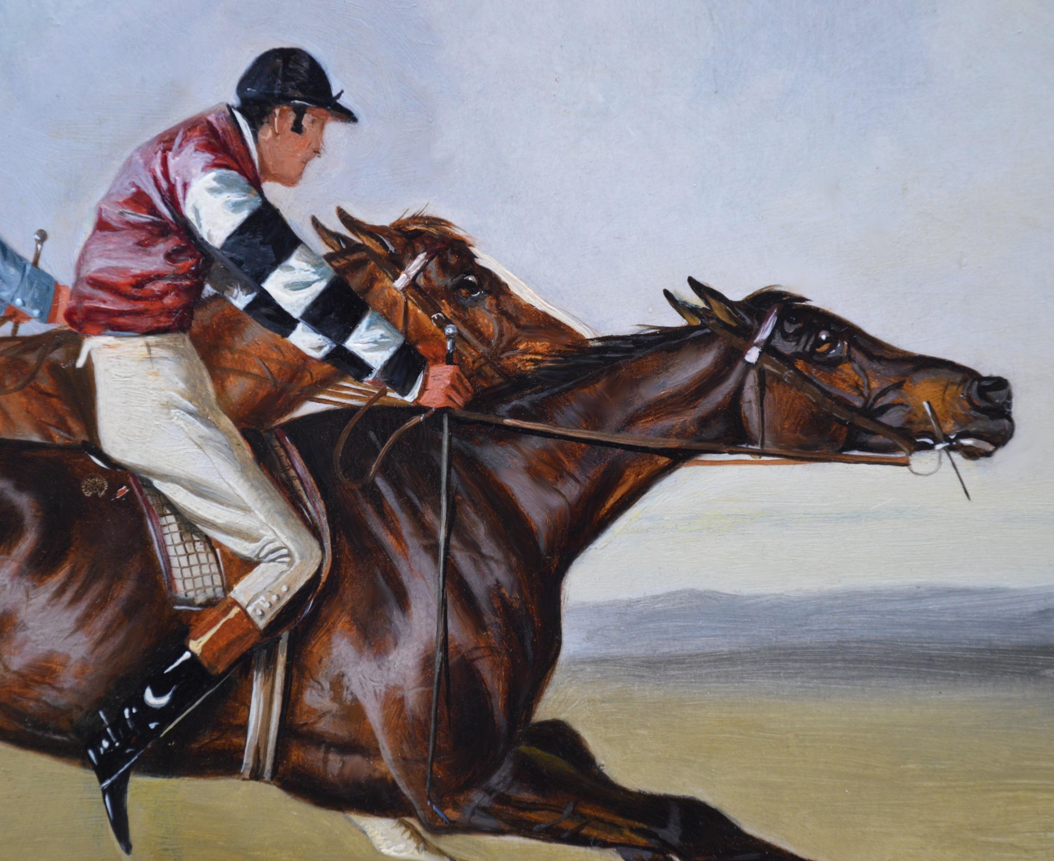 horse racing oil paintings