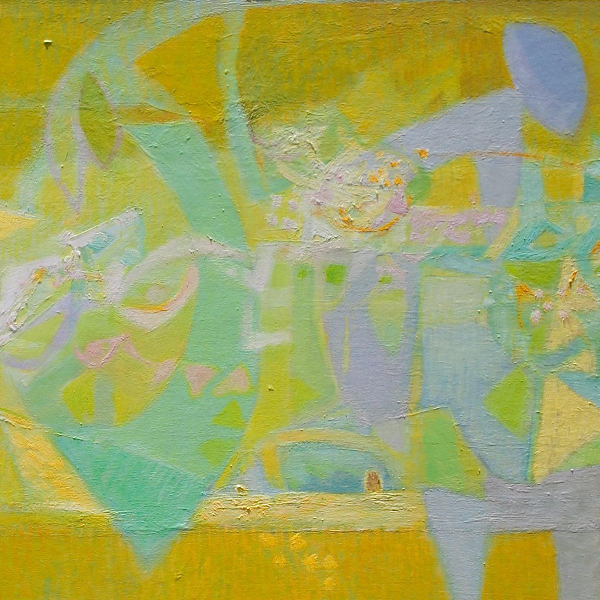 El Jardín de Cecilia - Painting Abstracto de Alfredo Aya