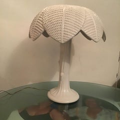 TommasoBarbi Table Lamp Palm Ceramic 1970 Italy