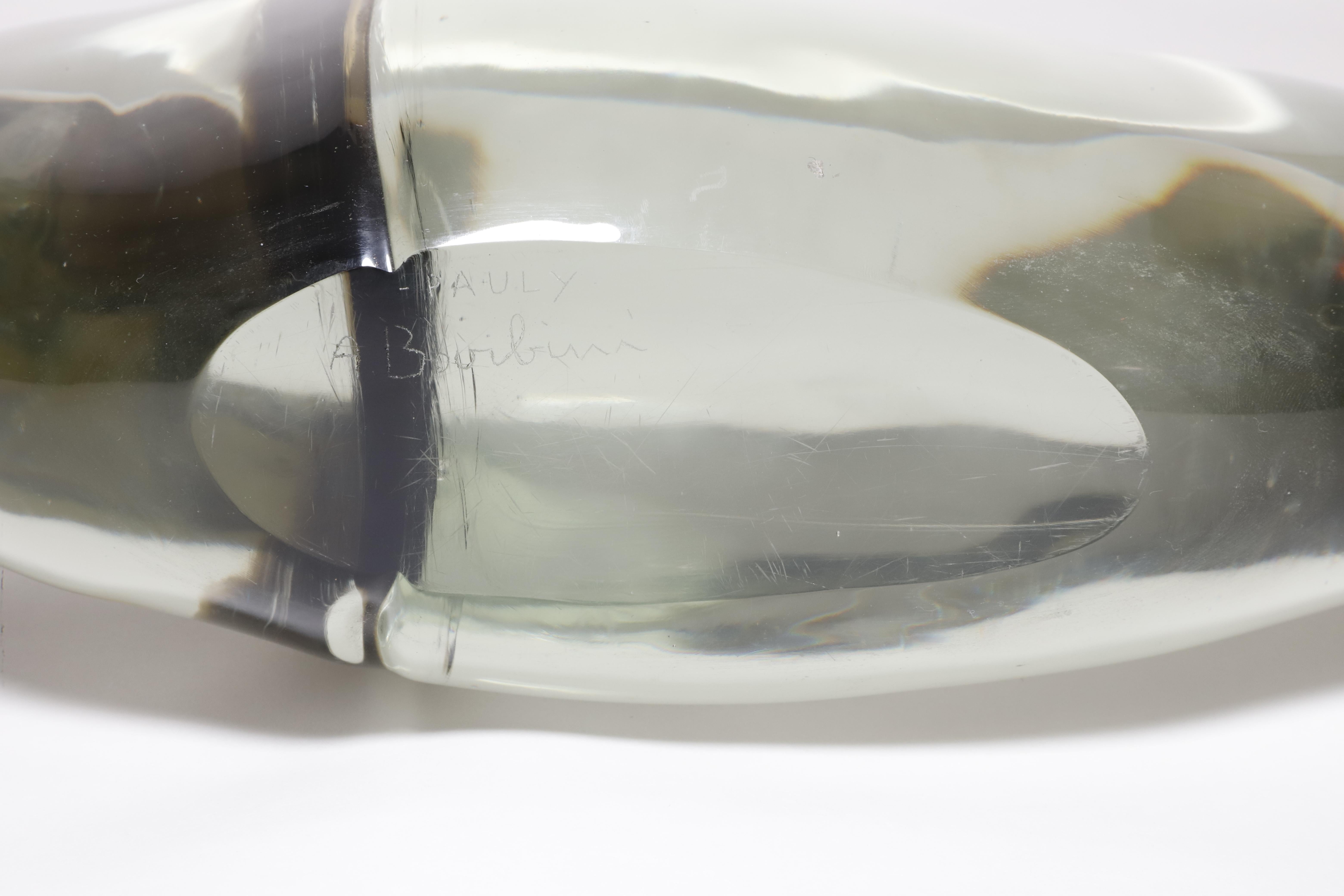 Alfredo Barbini 1962 Hand-blown Glass Sculpture For Sale 3