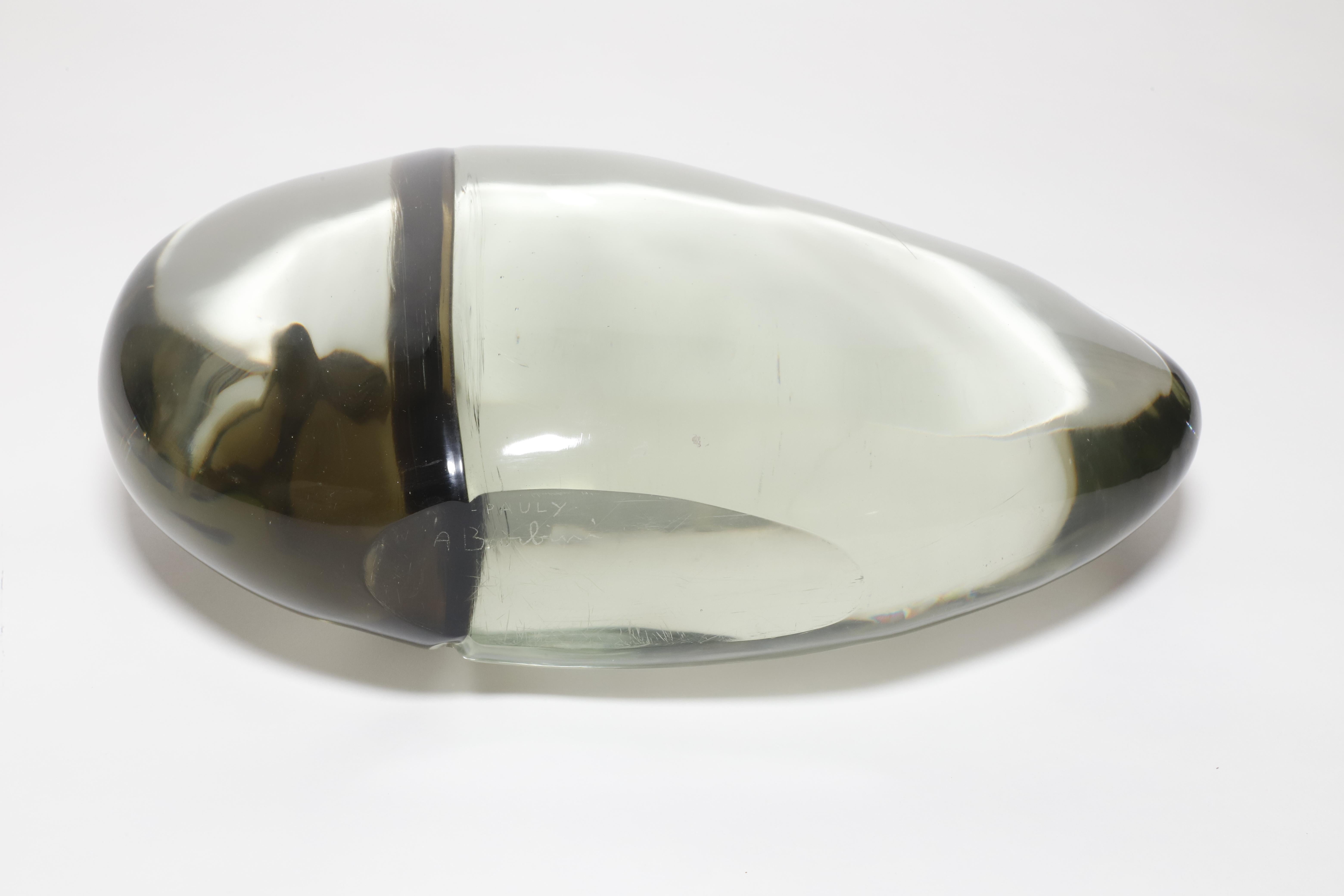 Alfredo Barbini 1962 Hand-blown Glass Sculpture For Sale 1