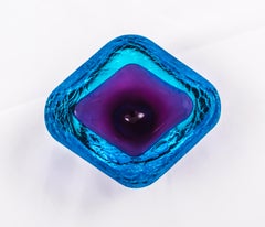 Alfredo Barbini Acid-Etched Murano Corroso Bowl