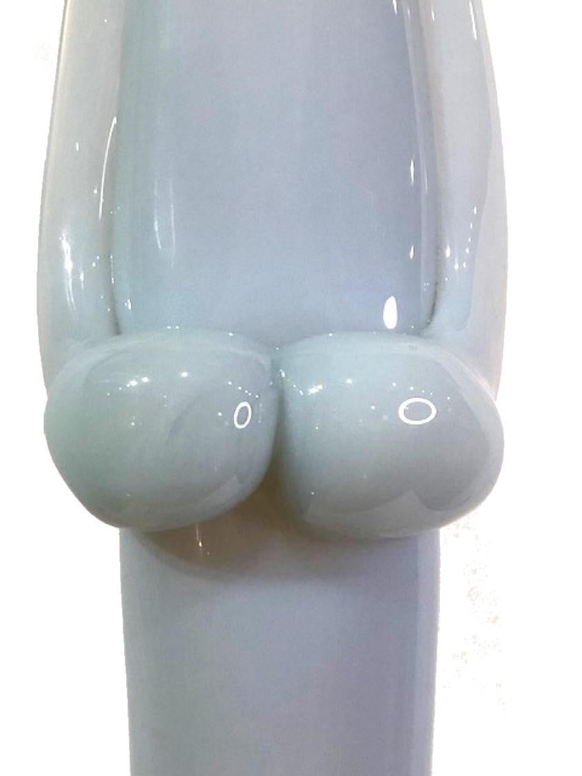 Alfredo Barbini, Chinesische Frau, Modernistische Murano-Glasskulptur, ca. 1960er Jahre (Moderne der Mitte des Jahrhunderts) im Angebot