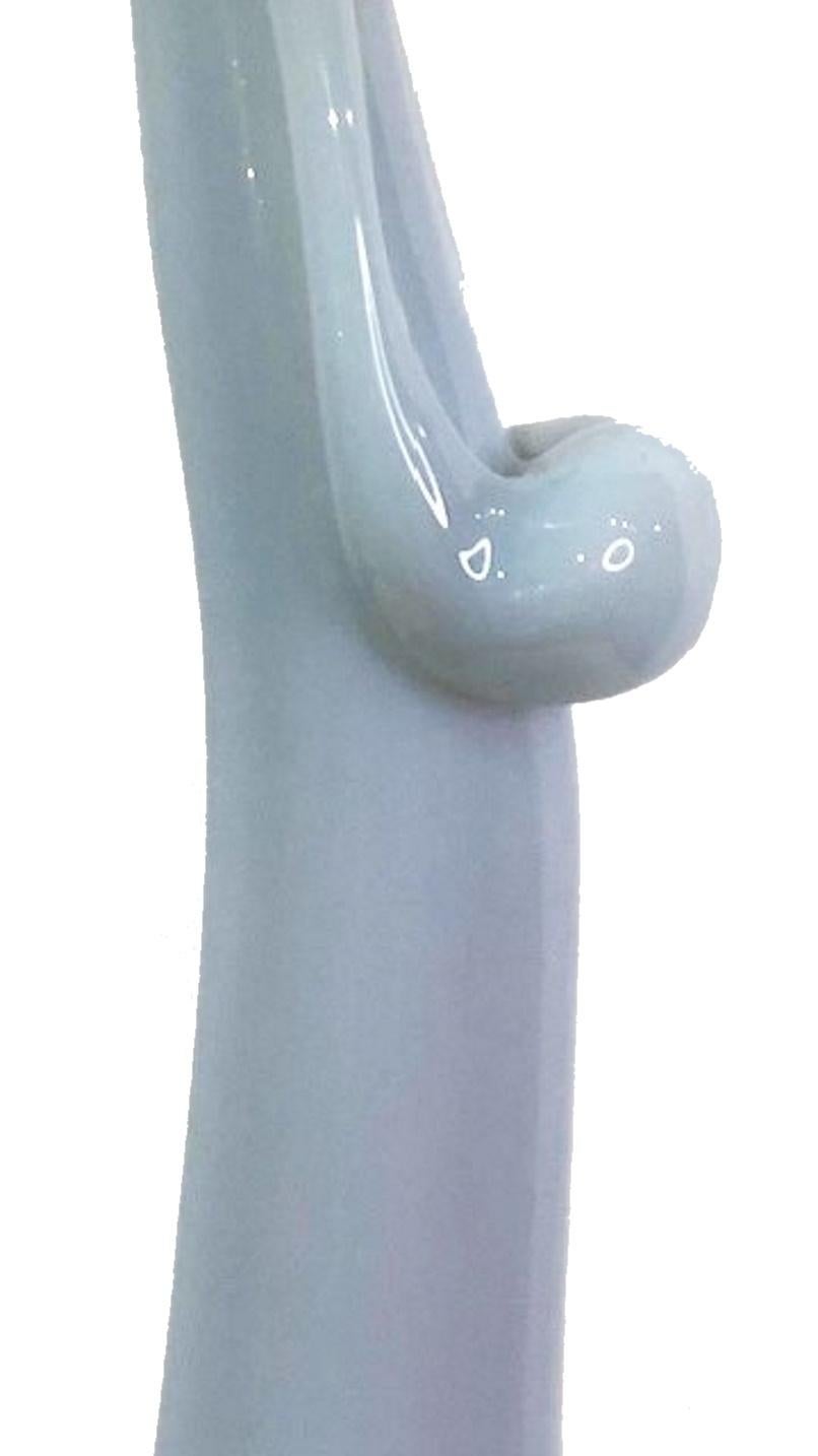 Alfredo Barbini, Chinesische Frau, Modernistische Murano-Glasskulptur, ca. 1960er Jahre im Angebot 1