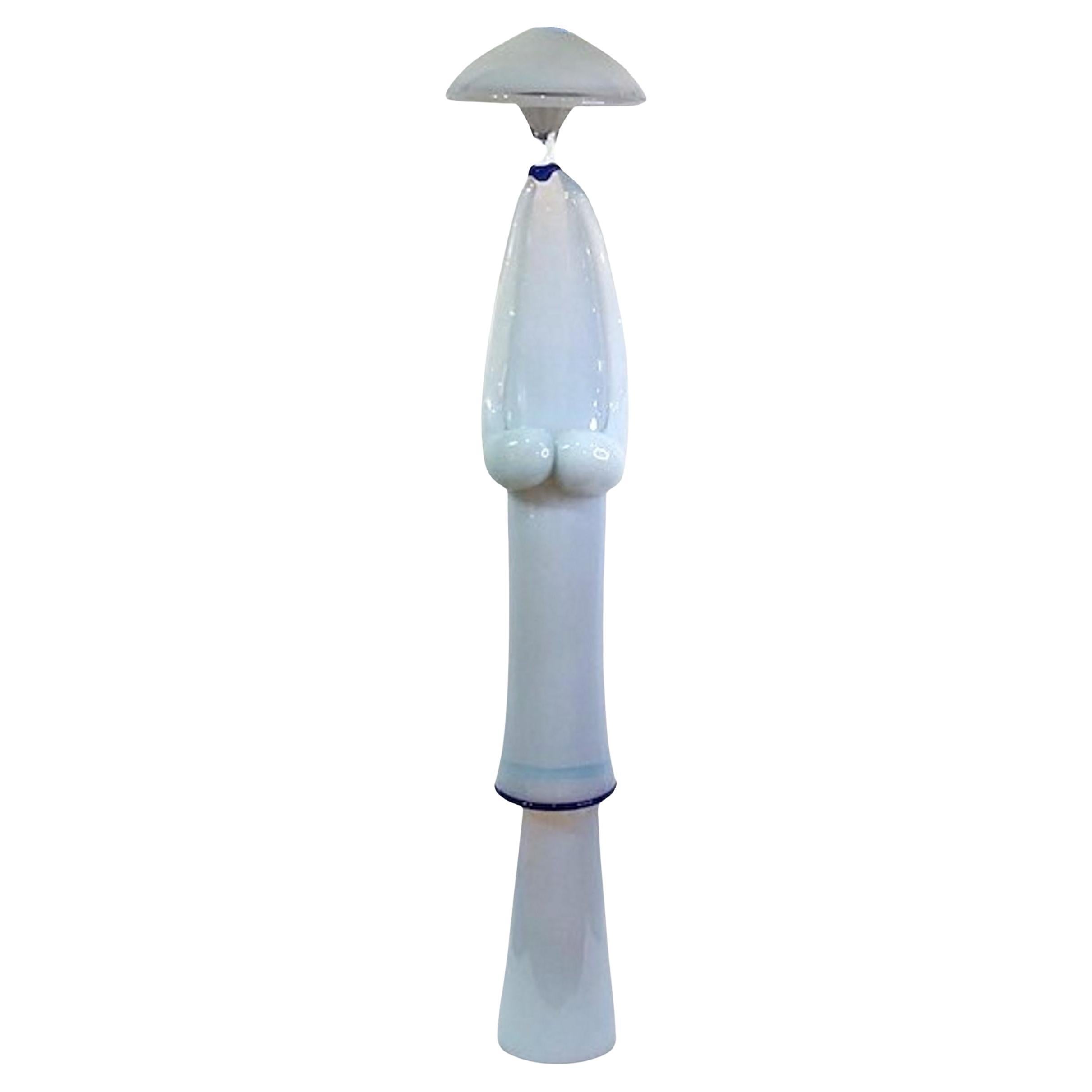 Alfredo Barbini, Chinesische Frau, Modernistische Murano-Glasskulptur, ca. 1960er Jahre
