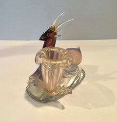 Alfredo Barbini for Salviati Murano Gazelle Figure, circa 1960s